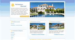 Desktop Screenshot of ferienhaus-pool.net