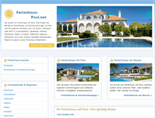 Tablet Screenshot of ferienhaus-pool.net